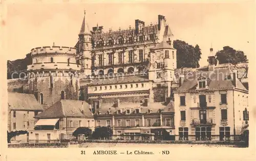 AK / Ansichtskarte Amboise Chateau Amboise