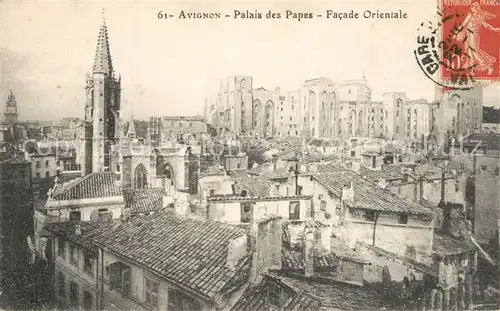 AK / Ansichtskarte Avignon_Vaucluse Palais des Papes facade orientale Avignon Vaucluse