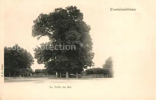 AK / Ansichtskarte Fontainebleau_Seine_et_Marne La Table du Roi Fontainebleau_Seine