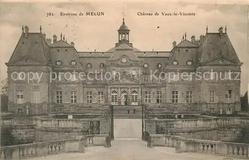 AK / Ansichtskarte Melun_Seine_et_Marne Chateau de Vaux le Vicomte Melun_Seine_et_Marne