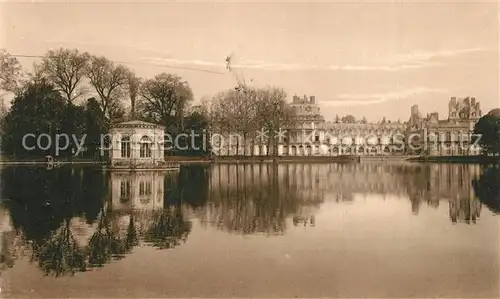 AK / Ansichtskarte Fontainebleau_Seine_et_Marne Palais Etang aux Carpes Fontainebleau_Seine