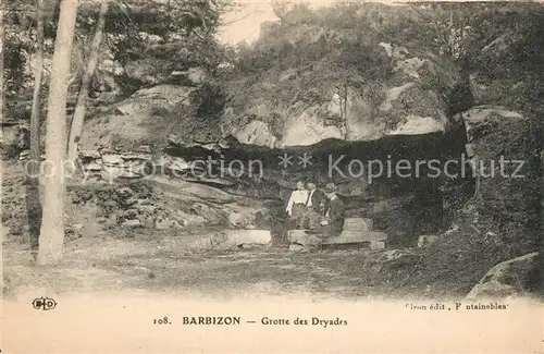 AK / Ansichtskarte Barbizon Grotte des Dryades Barbizon