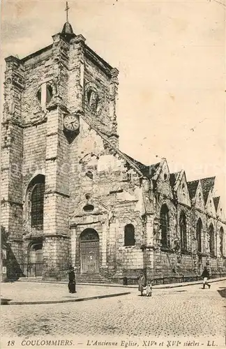 AK / Ansichtskarte Coulommiers Ancienne Eglise XIVe et XVIe siecles Coulommiers