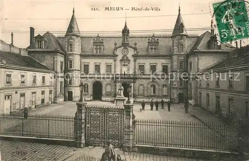 AK / Ansichtskarte Melun_Seine_et_Marne Hotel de Ville Rathaus Melun_Seine_et_Marne