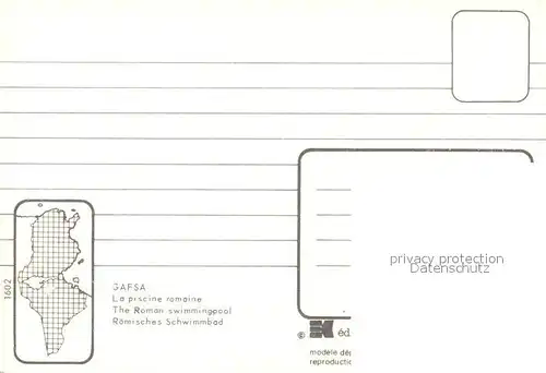 AK / Ansichtskarte Gafsa Piscine romaine Roemisches Schwimmbad Gafsa