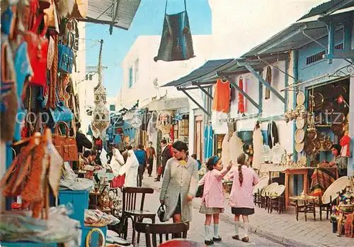 AK / Ansichtskarte Tunis Rue Jemaa Ez Zitouna Tunis