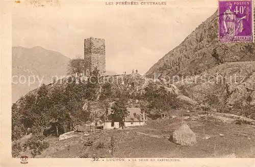 AK / Ansichtskarte Luchon_Haute Garonne La Tour de Castelvieil Luchon Haute Garonne