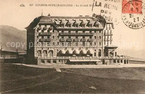 AK / Ansichtskarte Luchon_Superbagneres Grand Hotel 