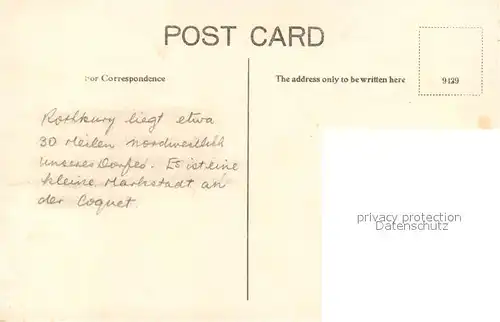 AK / Ansichtskarte Rothbury_South_Rural Riverside 