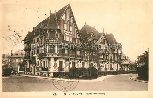 AK / Ansichtskarte Cabourg Hotel Normandy Cabourg