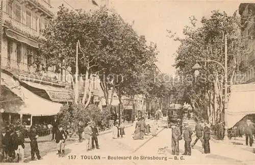 AK / Ansichtskarte Toulon_Var Boulevard de Strasbourg Toulon_Var