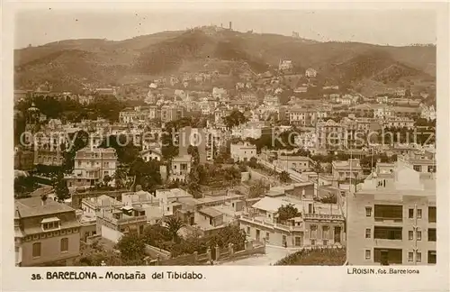 AK / Ansichtskarte Barcelona_Cataluna Montana del Tibidabo Barcelona Cataluna