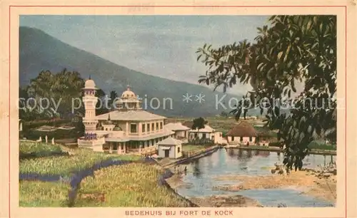 AK / Ansichtskarte Bukittinggi Bedehuis Dij Fort de Kock 