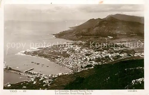 AK / Ansichtskarte Guardia_La Fliegeraufnahme Desde Santa Tecla Guardia_La