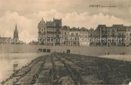 AK / Ansichtskarte Heyst sur Mer Digue Ouest Heyst sur mer