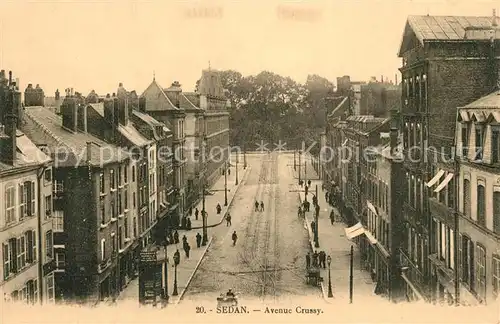 AK / Ansichtskarte Sedan_Ardennes Avenue Crussy Sedan Ardennes