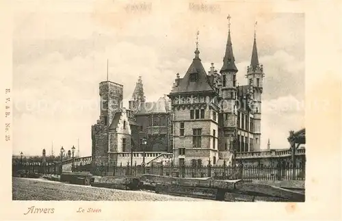 AK / Ansichtskarte Anvers_Antwerpen Le Steen Anvers Antwerpen