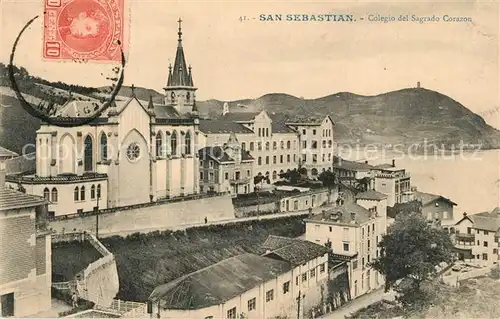 AK / Ansichtskarte San_Sebastian_Guipuzcoa Colegio del Sagrado Corazon San_Sebastian_Guipuzcoa