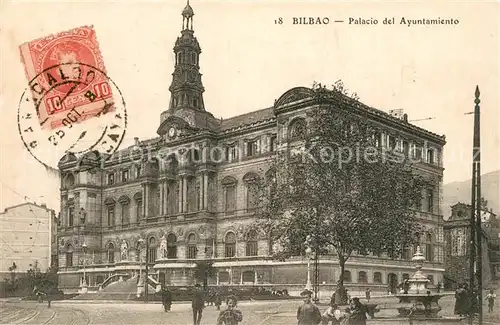 AK / Ansichtskarte Bilbao_Spanien Palacio del Ayuntamiento Bilbao Spanien
