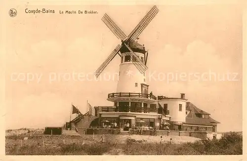 AK / Ansichtskarte Coxyde Bains Moulin de Blekker Coxyde Bains