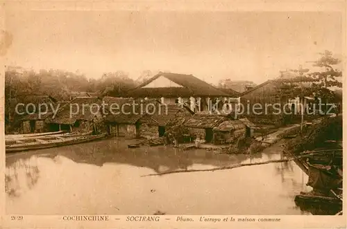 AK / Ansichtskarte Vietnam Cochinchine Soctrang Maison Commune Vietnam