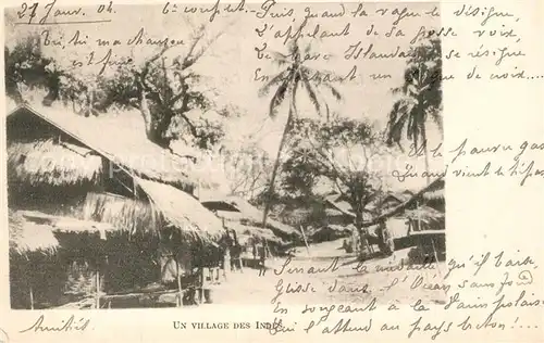 AK / Ansichtskarte Vietnam Un Village des Indes Vietnam