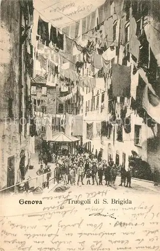 AK / Ansichtskarte Genova_Genua_Liguria Truogoli di San Brigida Genova_Genua_Liguria