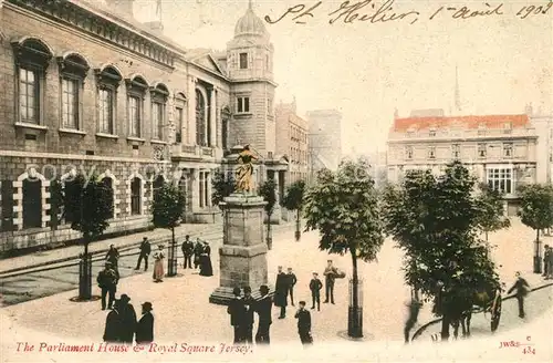 AK / Ansichtskarte Jersey_UK Parliament House Royal Square Jersey_UK