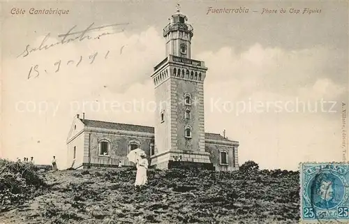 AK / Ansichtskarte Fuenterrabia Phare du Cap Figuies Cote Cantabrique Fuenterrabia
