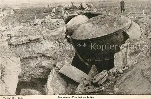 AK / Ansichtskarte Liege_Luettich Les Restes d un fort Liege Luettich