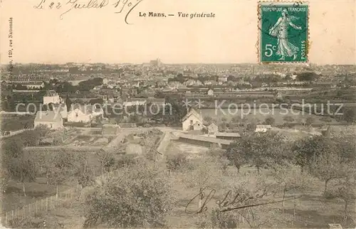 AK / Ansichtskarte Le_Mans_Sarthe Panorama Le_Mans_Sarthe