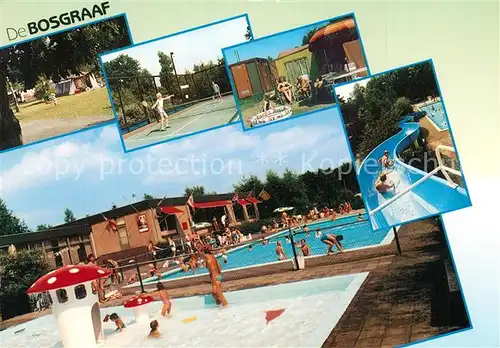 AK / Ansichtskarte Beekbergen Recreatiecentrum De Bosgraaf Camping Tennis Freibad Beekbergen