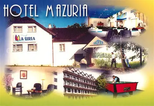 AK / Ansichtskarte Mragowo_Sensburg Hotel Mazuria Restaurant Billard Mragowo Sensburg