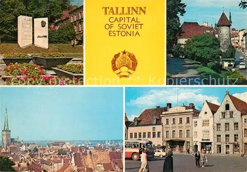 AK / Ansichtskarte Tallinn Monument to Vilde Old Tallinn Tallinn