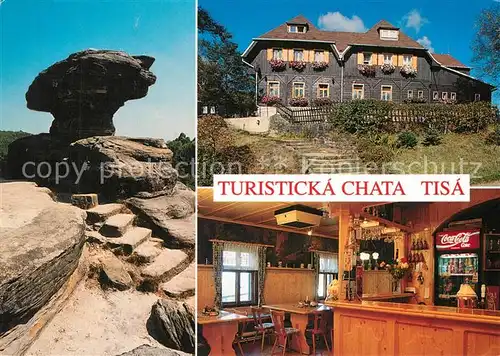 AK / Ansichtskarte Tisa Turisticka Chata Berghotel Restaurant Felsformationen Tisa