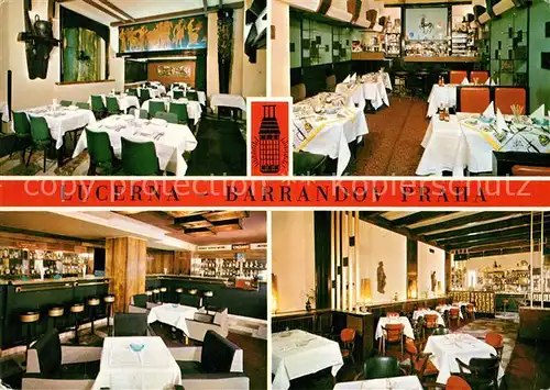 AK / Ansichtskarte Praha_Prahy_Prague Restaurant Bar Lucerna Barrandov Praha_Prahy_Prague