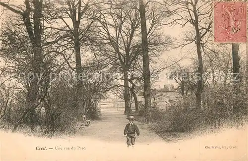 AK / Ansichtskarte Creil Une Vue du Parc Creil
