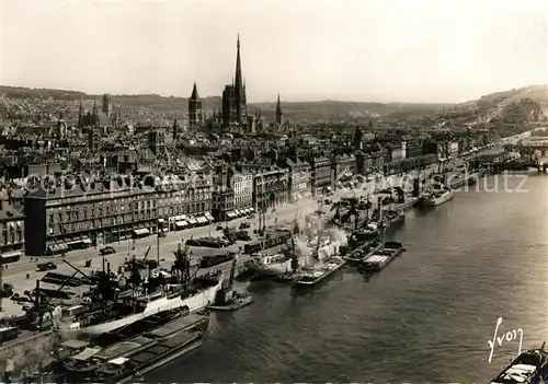 AK / Ansichtskarte Rouen Les quais du pont transbordeur Rouen
