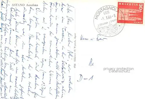 AK / Ansichtskarte Astano Fliegeraufnahme Astano