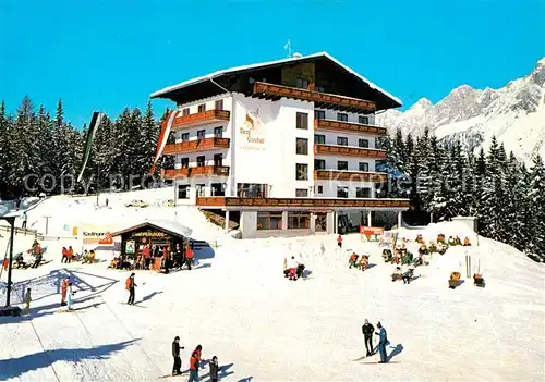 AK / Ansichtskarte Ramsau_Dachstein_Steiermark Hotel Erlbacher Winter Ramsau_Dachstein