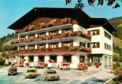 AK / Ansichtskarte Saalbach Hinterglemm Hotel Pension Barbarahof Saalbach Hinterglemm