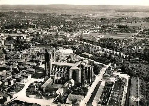 AK / Ansichtskarte Toul_Meurthe et Moselle_Lothringen Fliegeraufnahme Cathedrale Sainte Etienne Avenue Aristide Briand Toul_Meurthe et Moselle