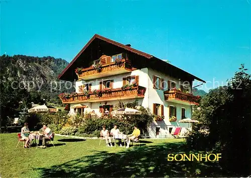 AK / Ansichtskarte St_Gilgen_Salzkammergut Fruehstueckspension Sonnhof St_Gilgen_Salzkammergut