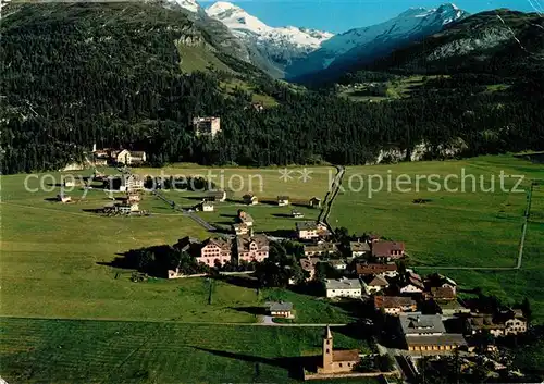 AK / Ansichtskarte Sils_Baselgia Panorama Sils Baselgia