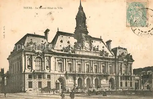 AK / Ansichtskarte Tours_Indre et Loire Hotel de Ville Tours Indre et Loire