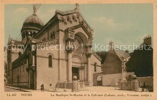 Tours_Indre et Loire Basilique St. Martin et le Calvaire Tours Indre et Loire