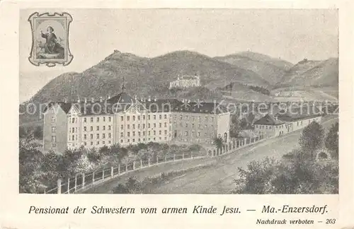 Enzersdorf_Niederoesterreich Pensionat der Schwestern vom armen Kinde Jesu Enzersdorf
