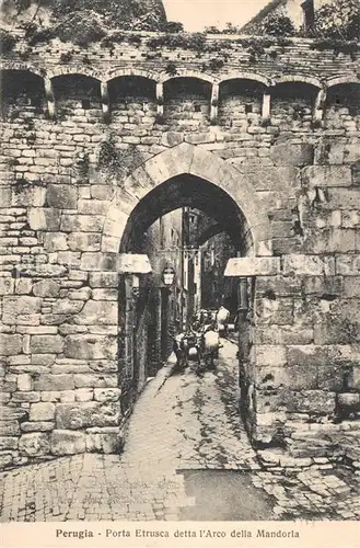 Perugia Porta Etrusca detta l`Arco della Mandorla Perugia