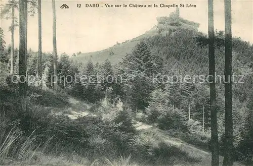 Dabo_Moselle Chateau et la Chapelle St. Leon Dabo_Moselle