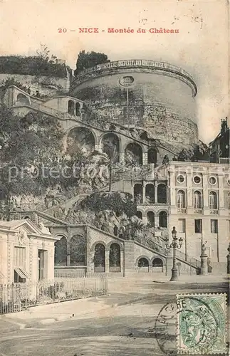 Nice_Alpes_Maritimes Mont?e du Chateau Nice_Alpes_Maritimes